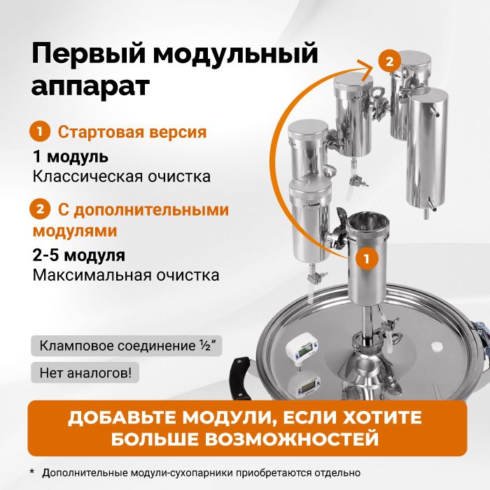 Самогонный аппарат Дымка 3.0